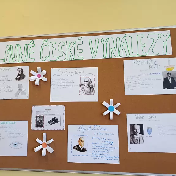 Nástěnka slavní vynálezci