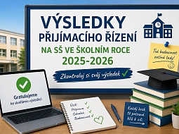 Výsledky přijímacího řízení na SŠ ve školním roce 2025-2026