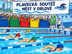 Naši žáci opět podpořili Orlovou v Plavecké soutěži měst