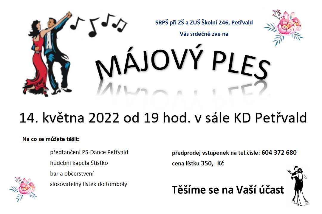 Leták - Májový ples 2022